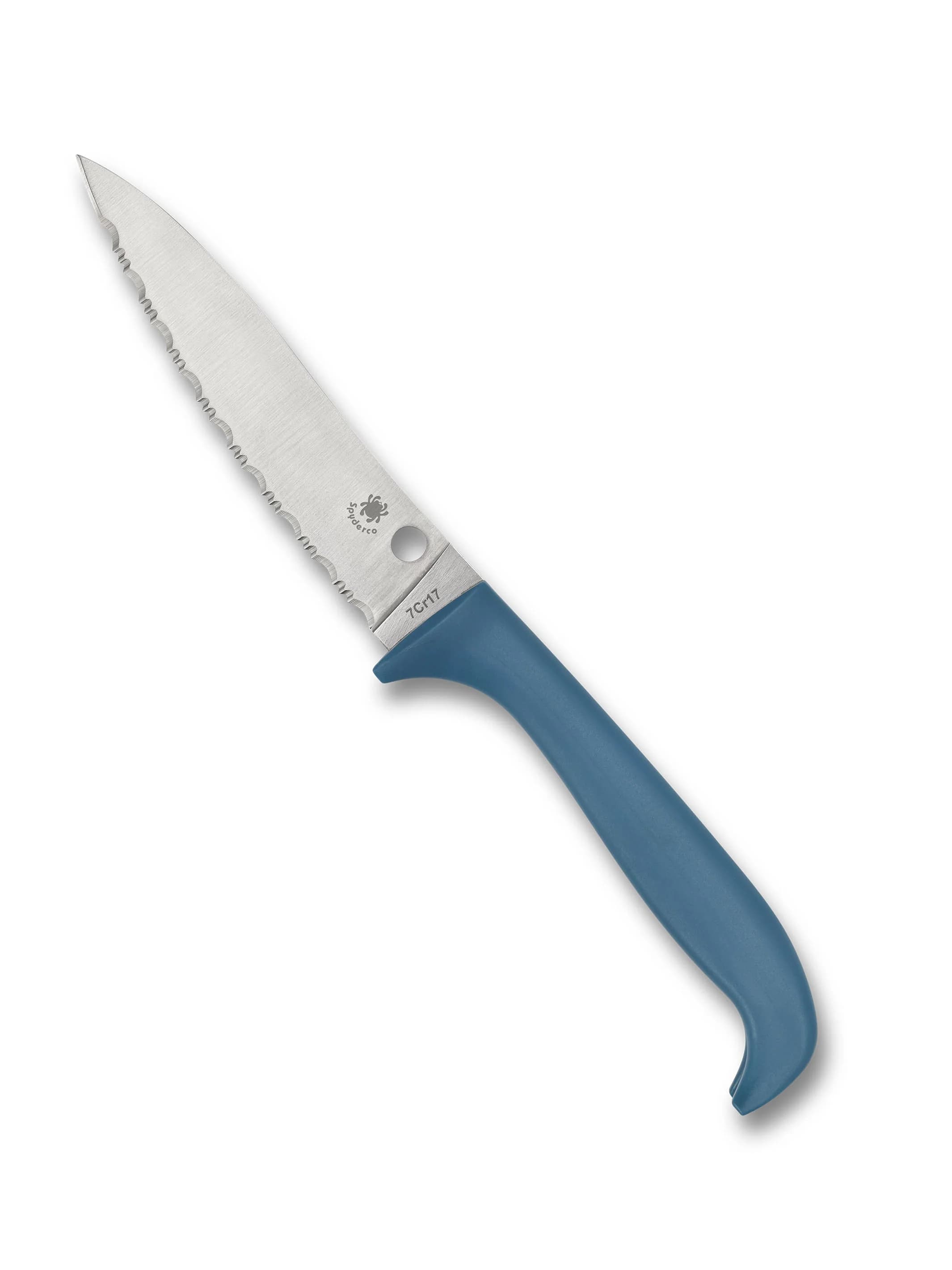 Blue Serrated