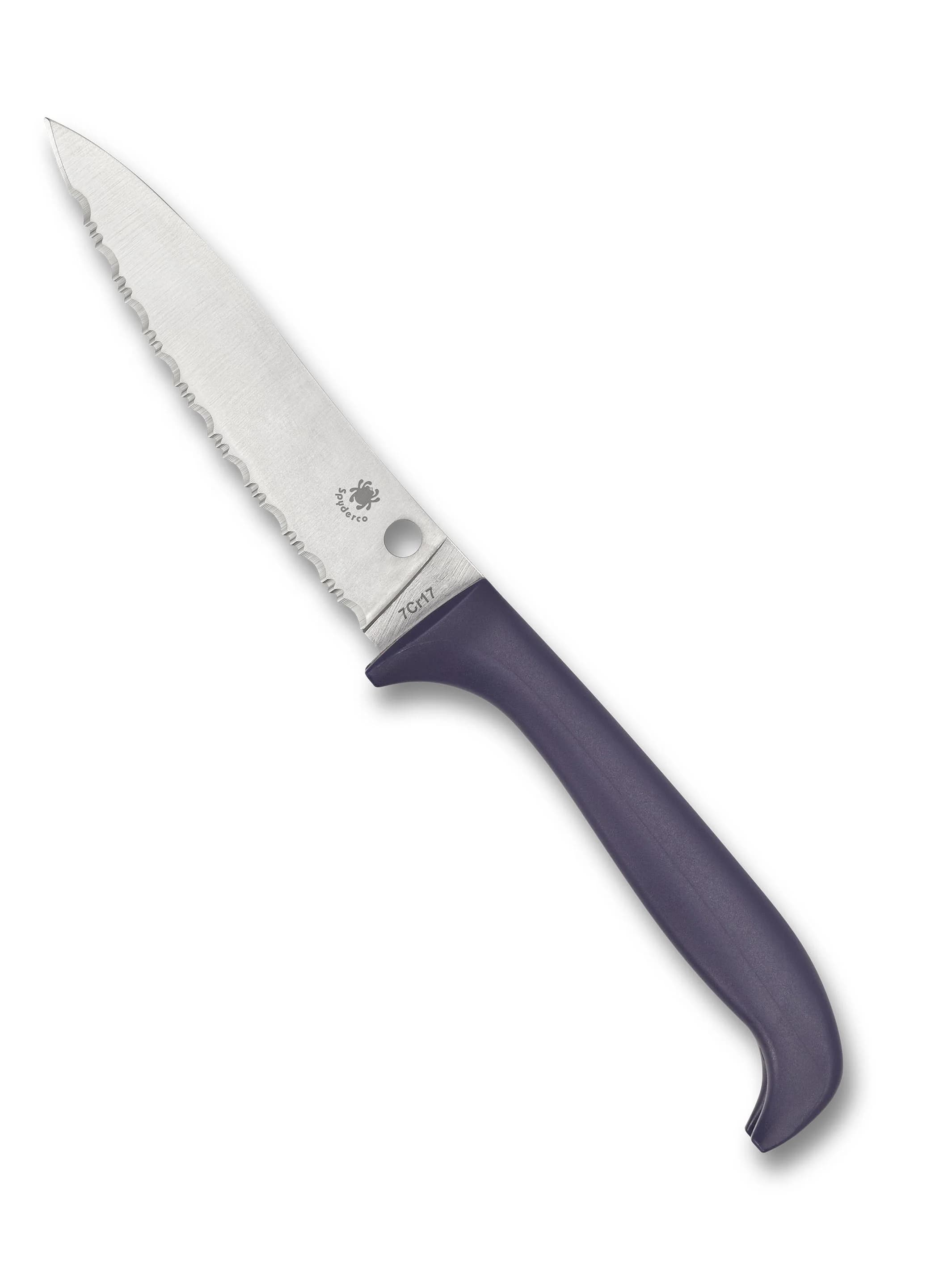 Purple Serrated