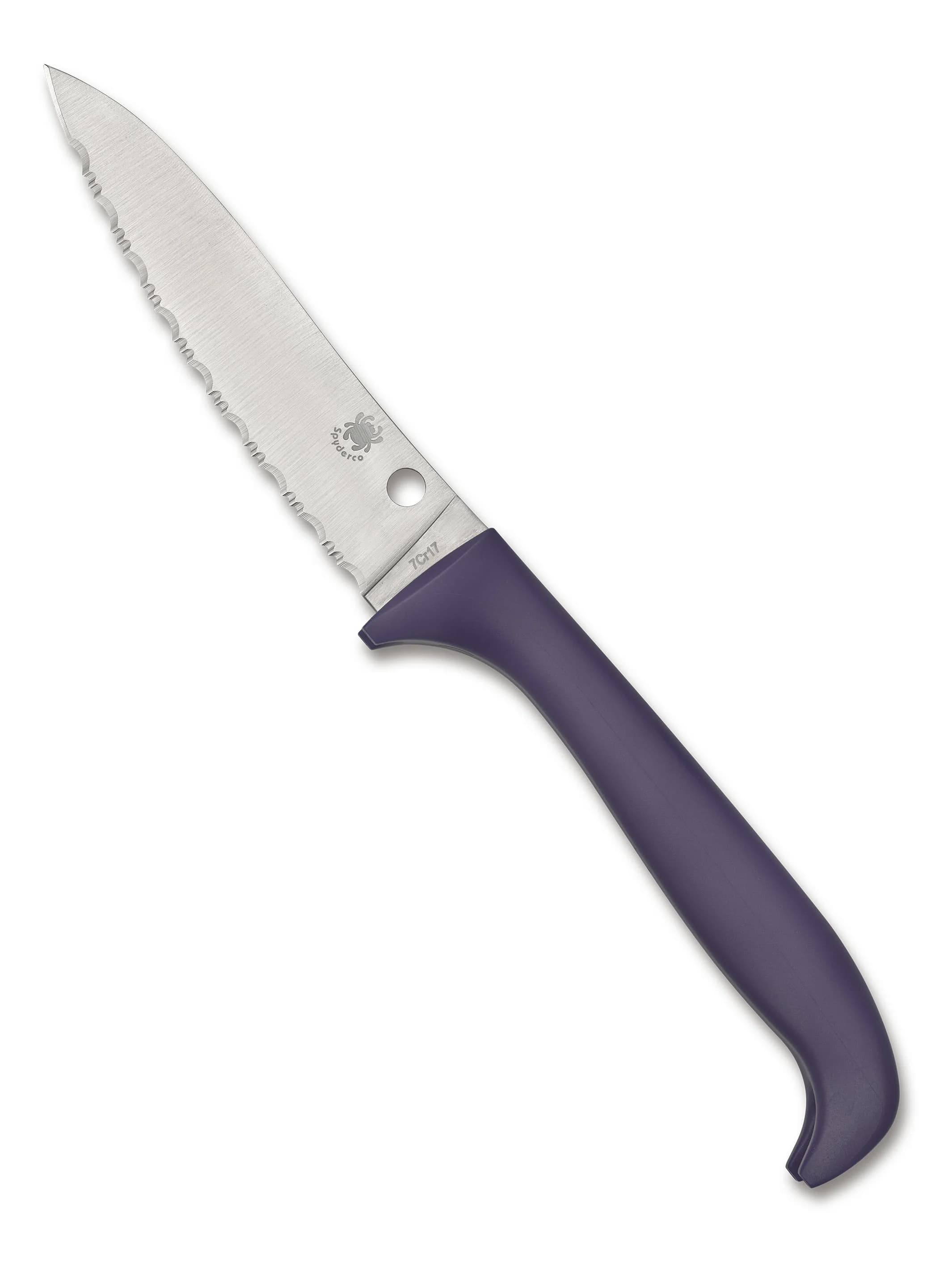 Purple Serrated